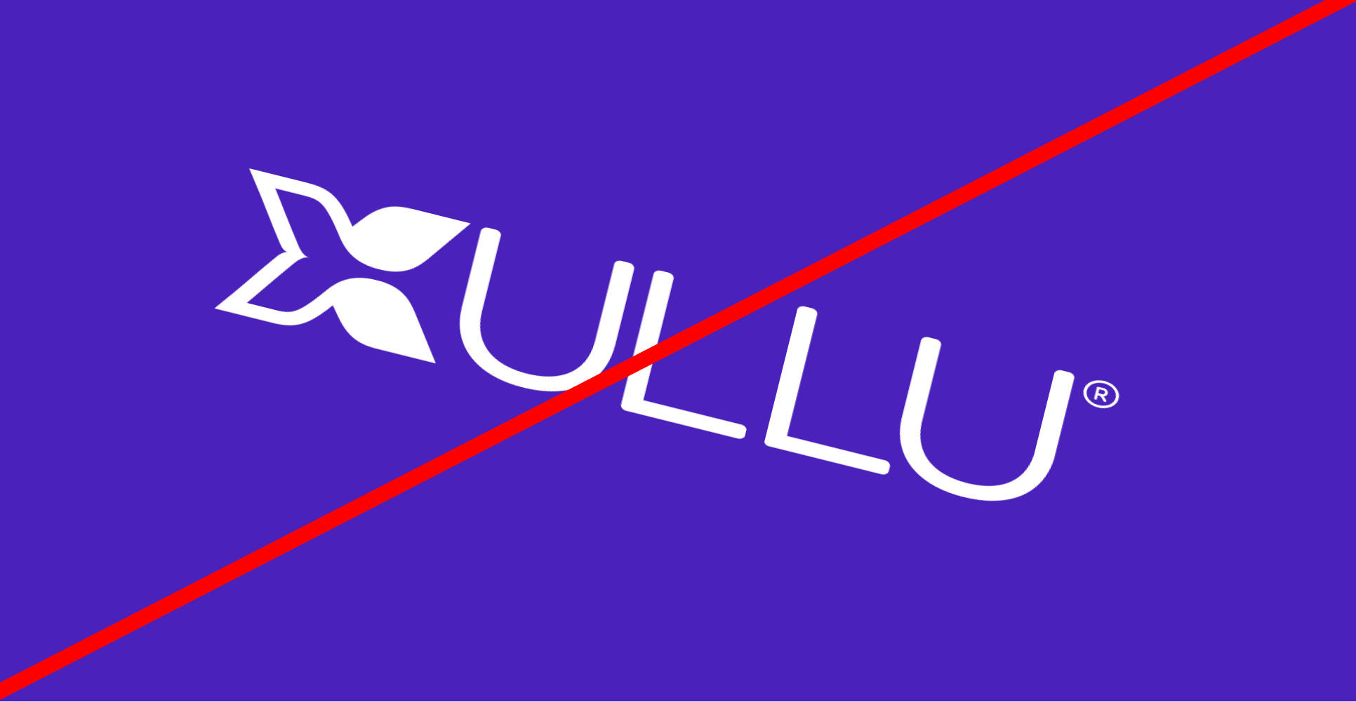 Image of brand logo incorrectly rotated